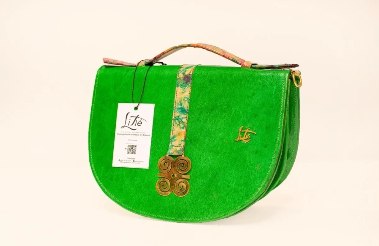 Sac Yass, détail du cuir