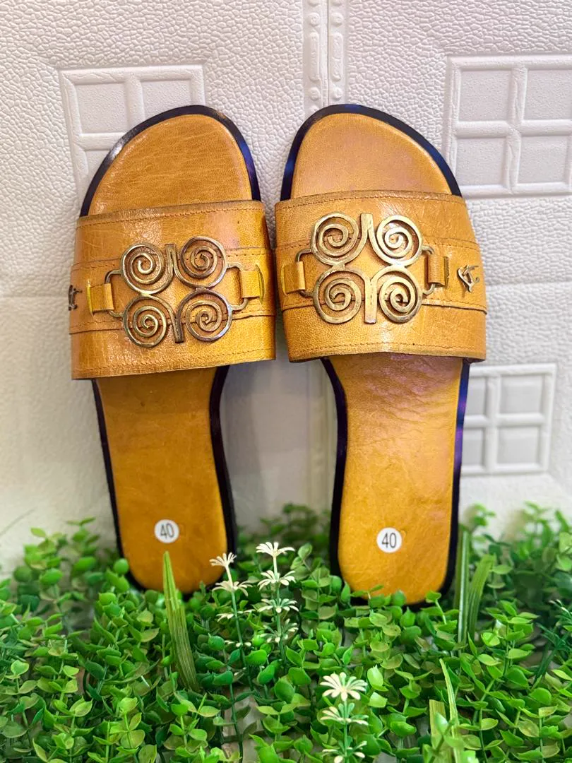 Sandales Yass, détail du tressage